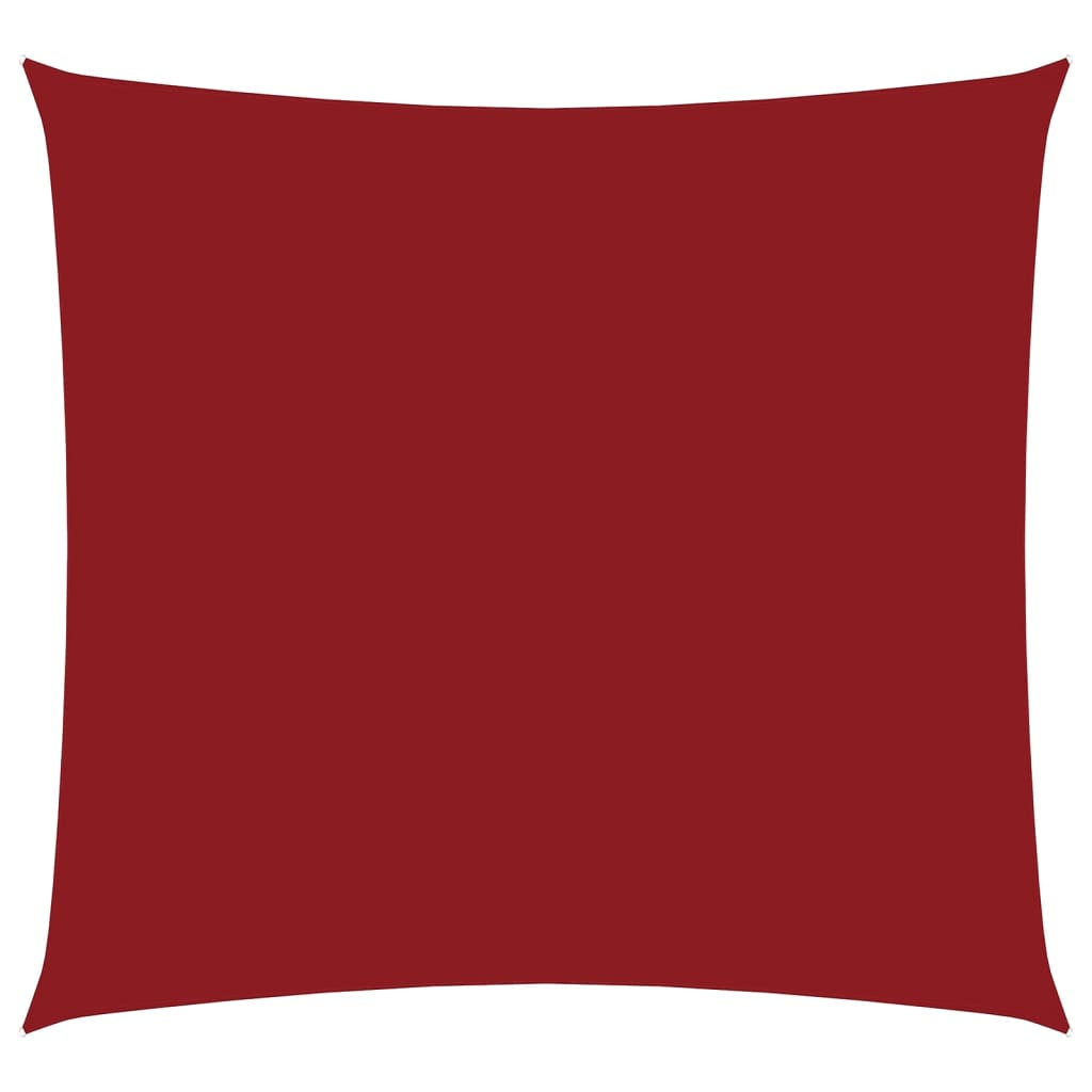 foto del prodotto parasole a vela in tela oxford quadrato 4,5x4,5 m rosso