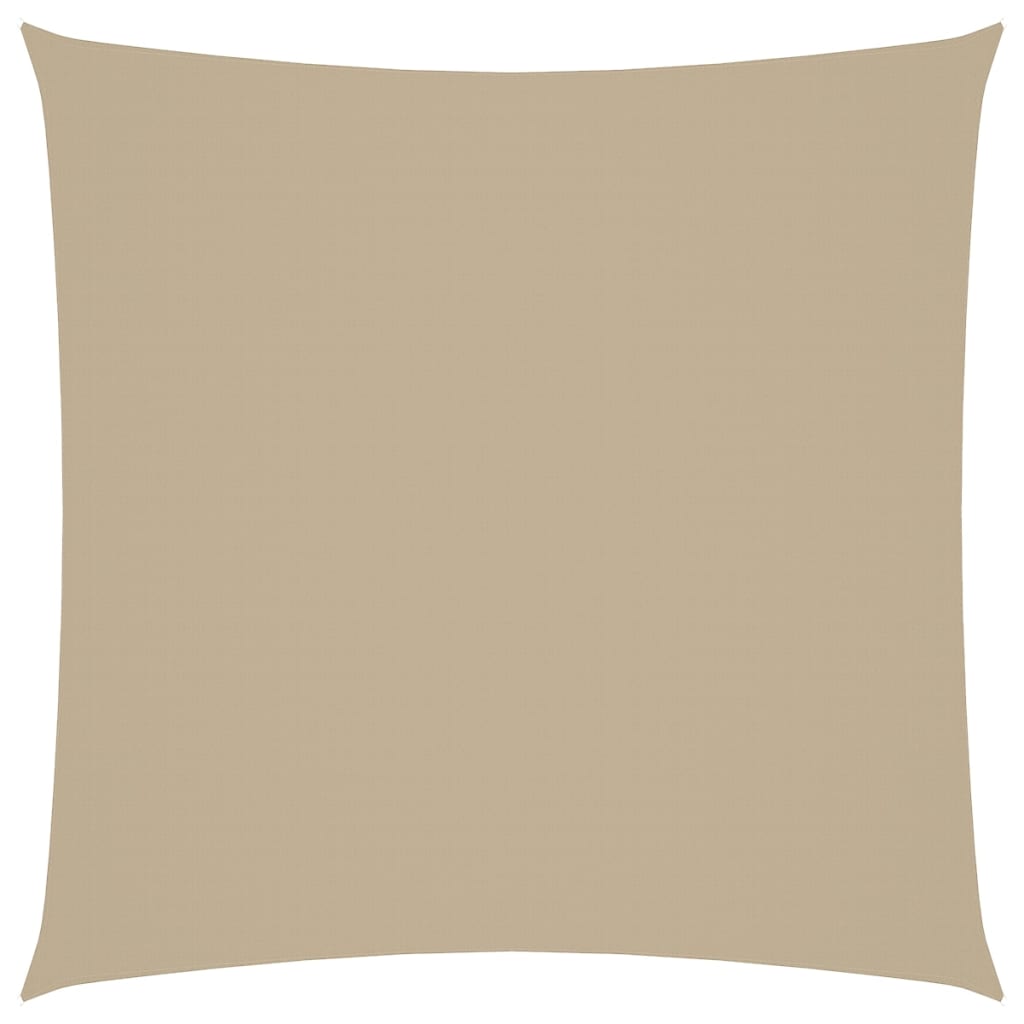 foto del prodotto parasole a vela in tela oxford quadrato 6x6 m beige
