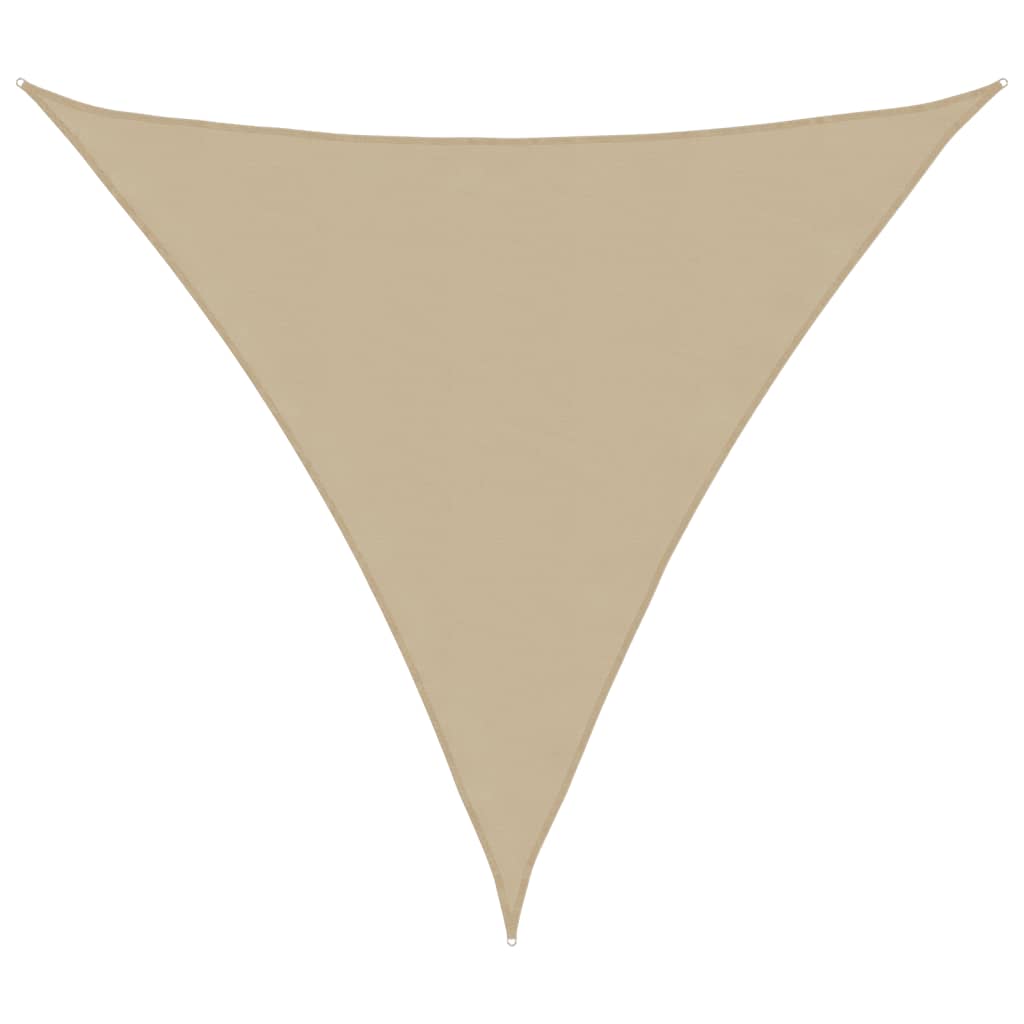 foto del prodotto parasole a vela in tessuto oxford triangolare 6x6x6 m beige cod mxl 16239