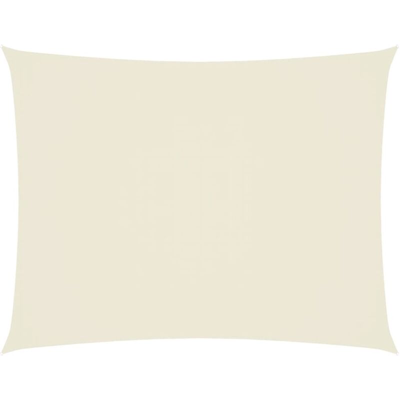 foto del prodotto parasole a vela oxford rettangolare 2x3,5 m crema