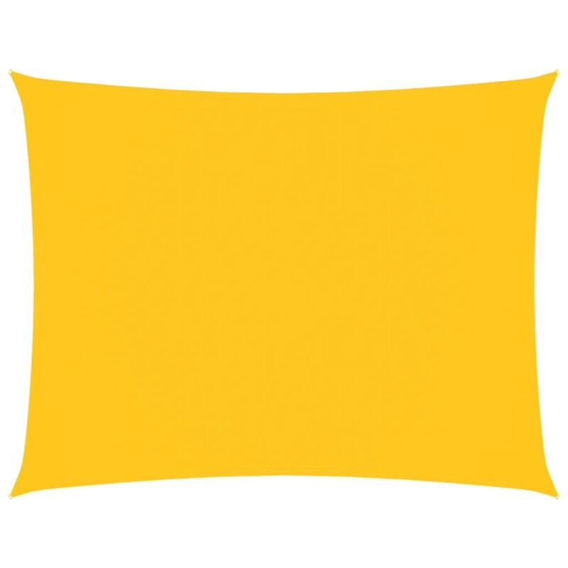 foto del prodotto parasole a vela oxford rettangolare 2x3,5 m gialla vidaxl