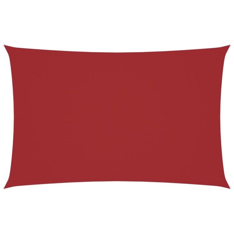foto del prodotto parasole a vela oxford rettangolare 2x4,5 m rosso vidaxl