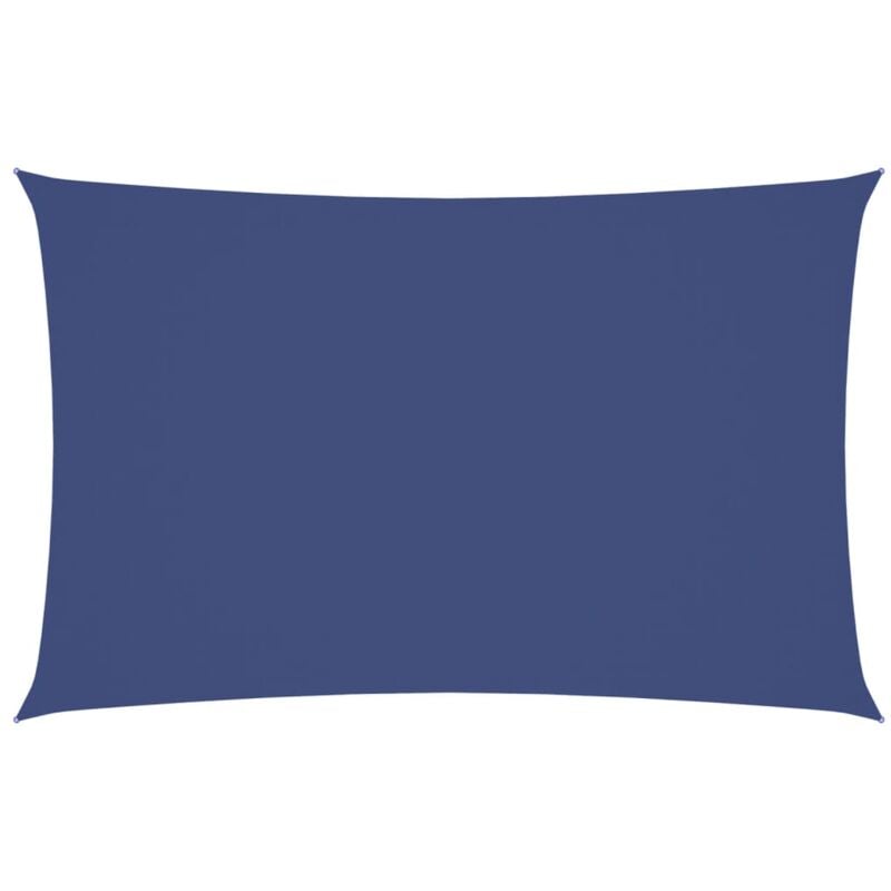 foto del prodotto parasole a vela oxford rettangolare 2x5 m blu vidaxl