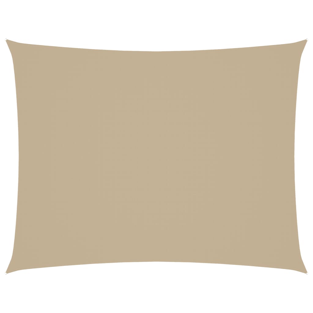 foto del prodotto parasole a vela oxford rettangolare 3,5x5 m beige