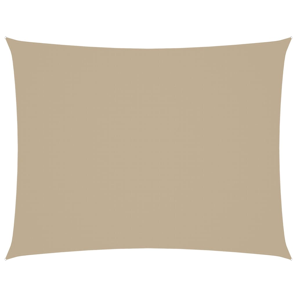 foto del prodotto parasole a vela oxford rettangolare 4x5 m beige cod mxl 47996