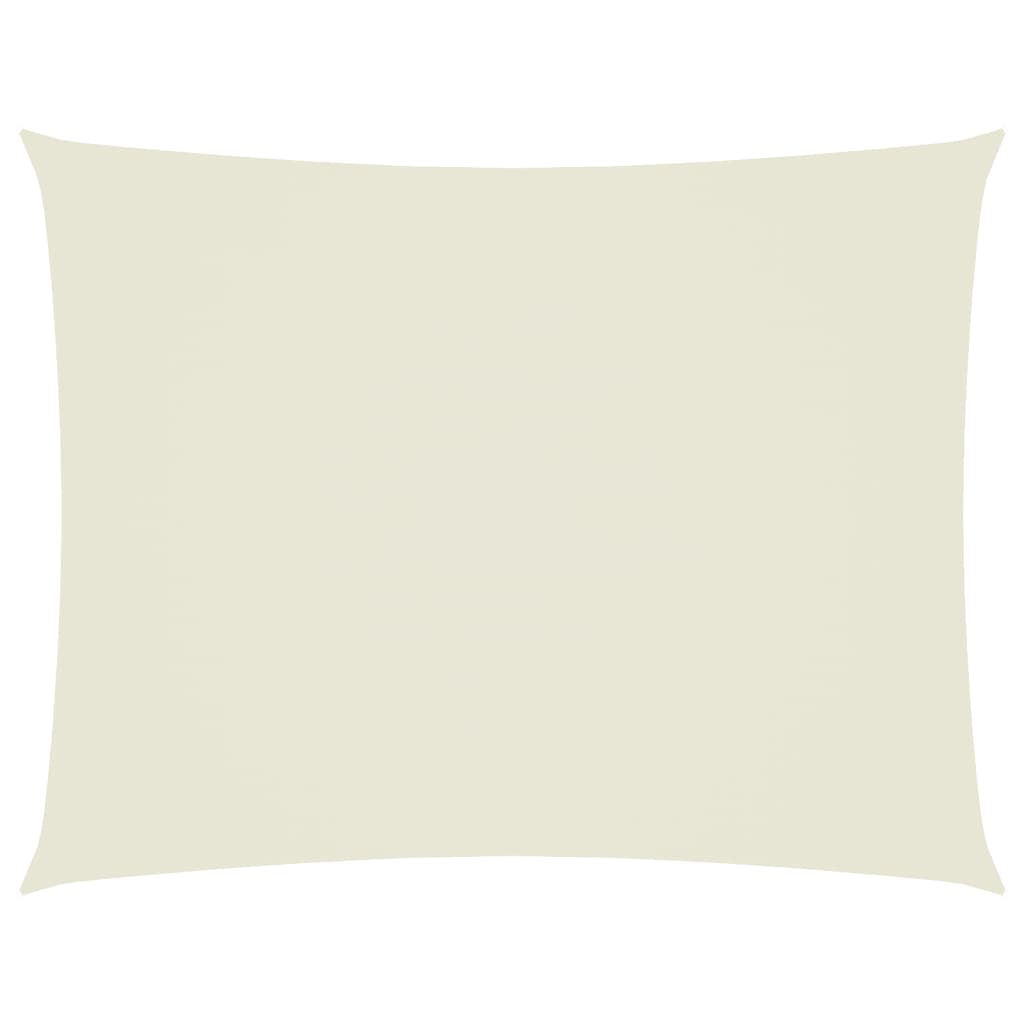 foto del prodotto parasole a vela oxford rettangolare 5x7 m crema