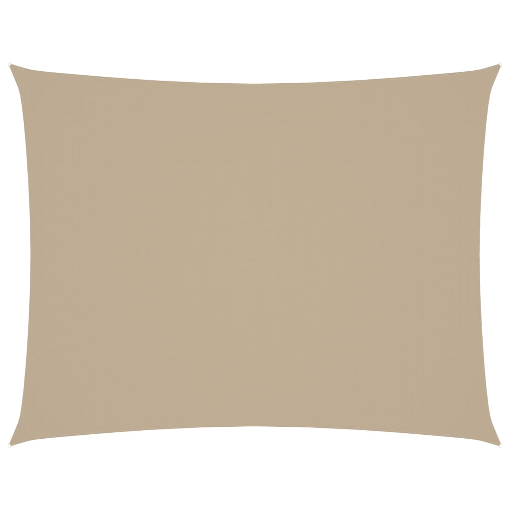 foto del prodotto parasole a vela oxford rettangolare 6x7 m beige cod mxl 66393