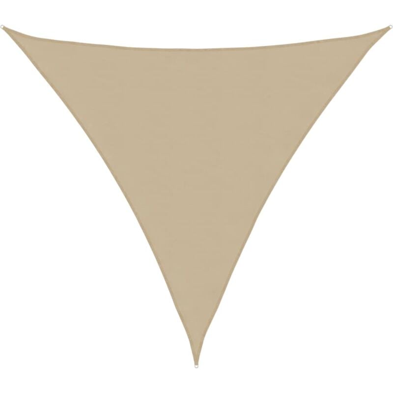 foto del prodotto parasole a vela oxford triangolare 3x3x3 m beige vidaxl
