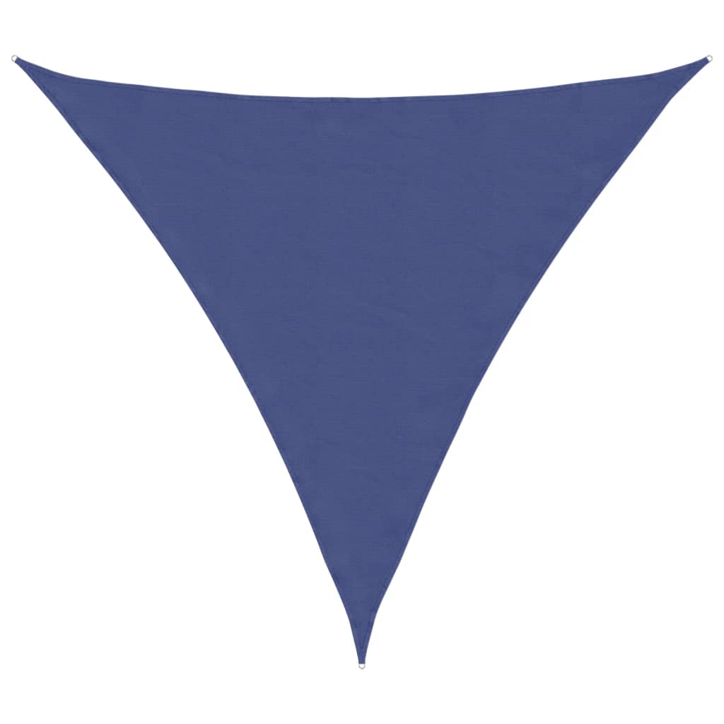 foto del prodotto parasole a vela oxford triangolare 4x4x4 m blu