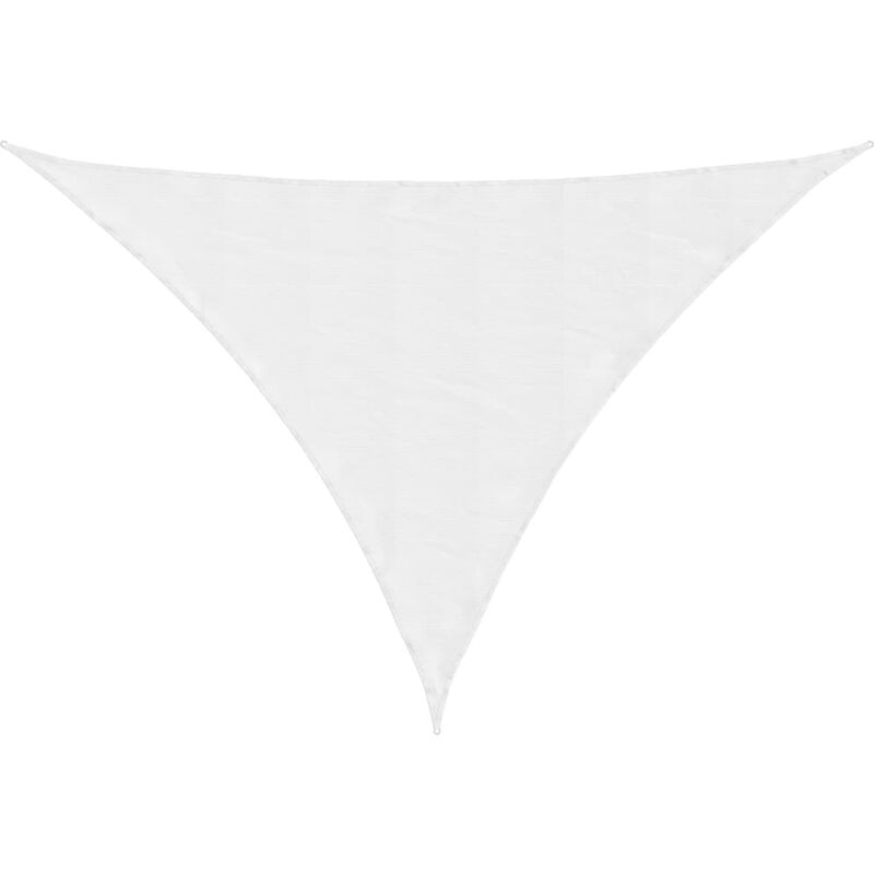 foto del prodotto parasole a vela oxford triangolare 4x5x6,4 m bianco vidaxl
