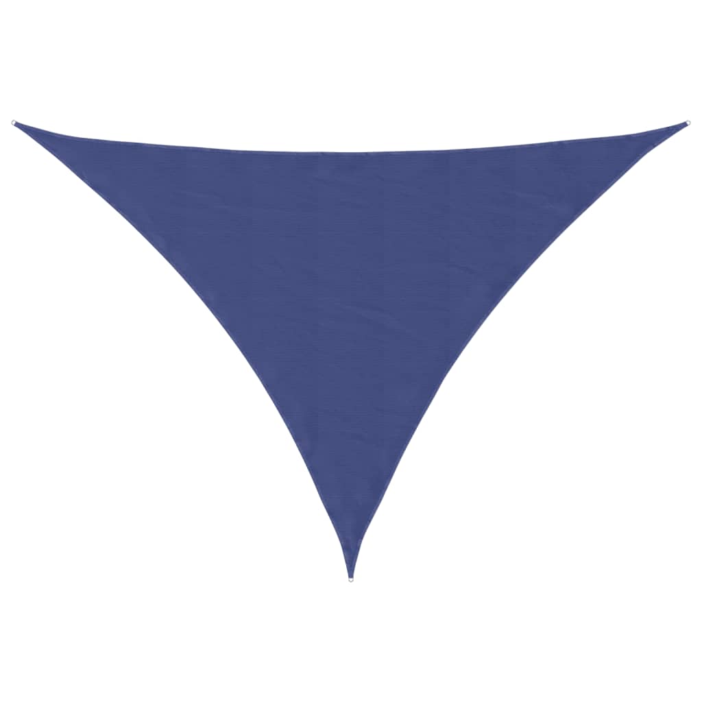 foto del prodotto parasole a vela oxford triangolare 5x7x7 m blu cod mxl 21656