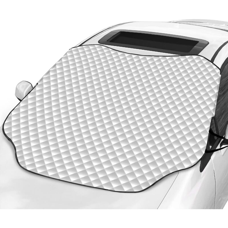 foto del prodotto parasole per auto, parabrezza anteriore con magneti all interno, parasole pieghevole anti uv, anti neve, anti pioggia, anti polvere e anti gelo,