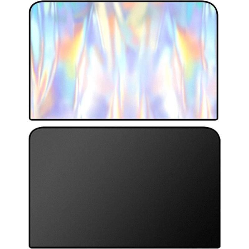 foto del prodotto parasole per auto, parasole pieghevole per parabrezza anteriore, isolamento termico anti uv, parasole per auto laser argento titanio parasole