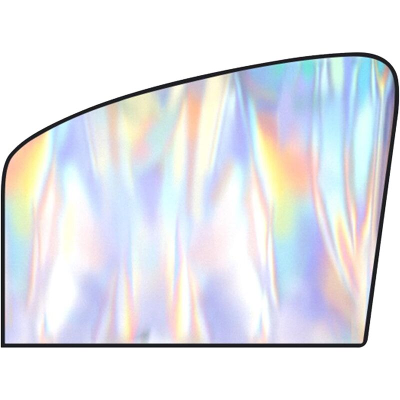 foto del prodotto parasole per auto, parasole pieghevole per parabrezza anteriore, isolamento termico anti uv, parasole per auto laser argento titanio, parasole per