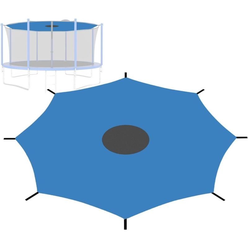 foto del prodotto parasole per trampolino, protezione per trampolino, copertura per trampolino parasole per tetto, accessori per trampolino, tettoia per trampolino per