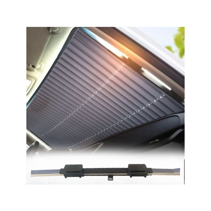 foto del prodotto parasole retrattile per parabrezza auto tendine auto parasole retrattile