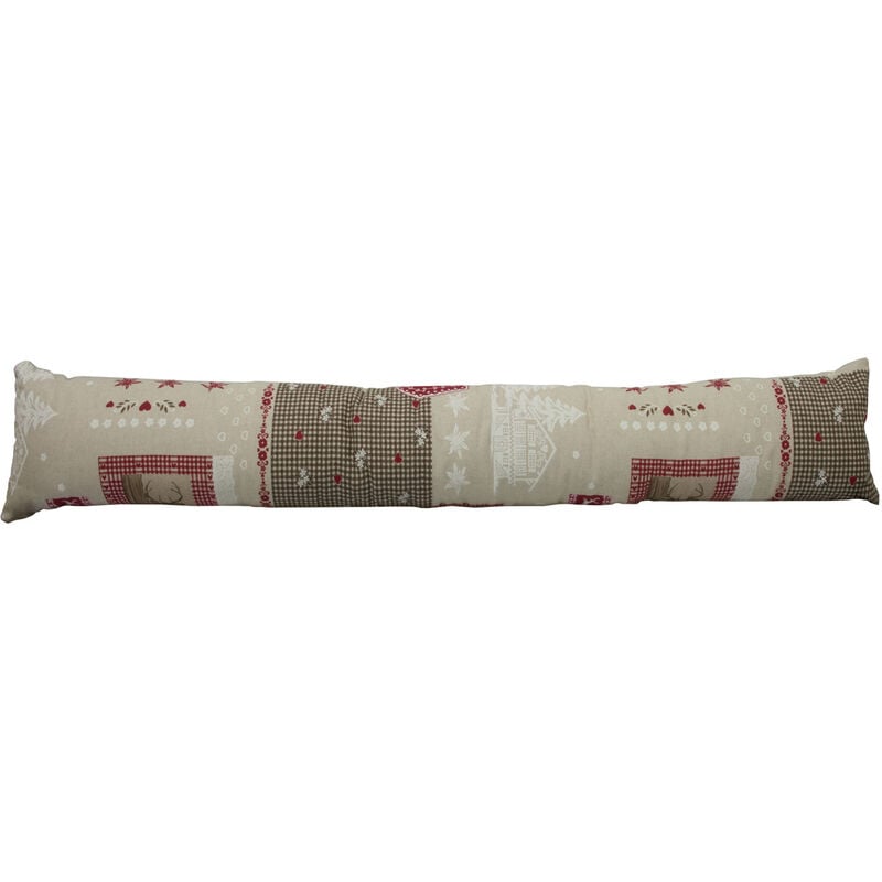 foto del prodotto paraspiffero decorativo salsicciotto porta finestra sfoderabile valbadia 110cm