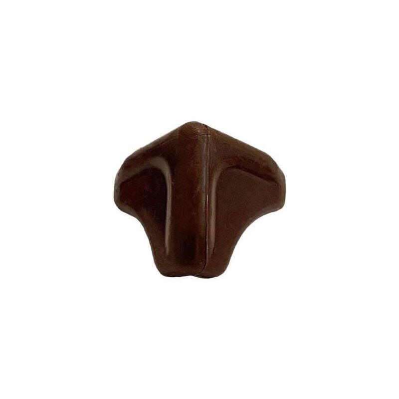 foto del prodotto paraspigolo biadesivo marrone, 4 pezzi