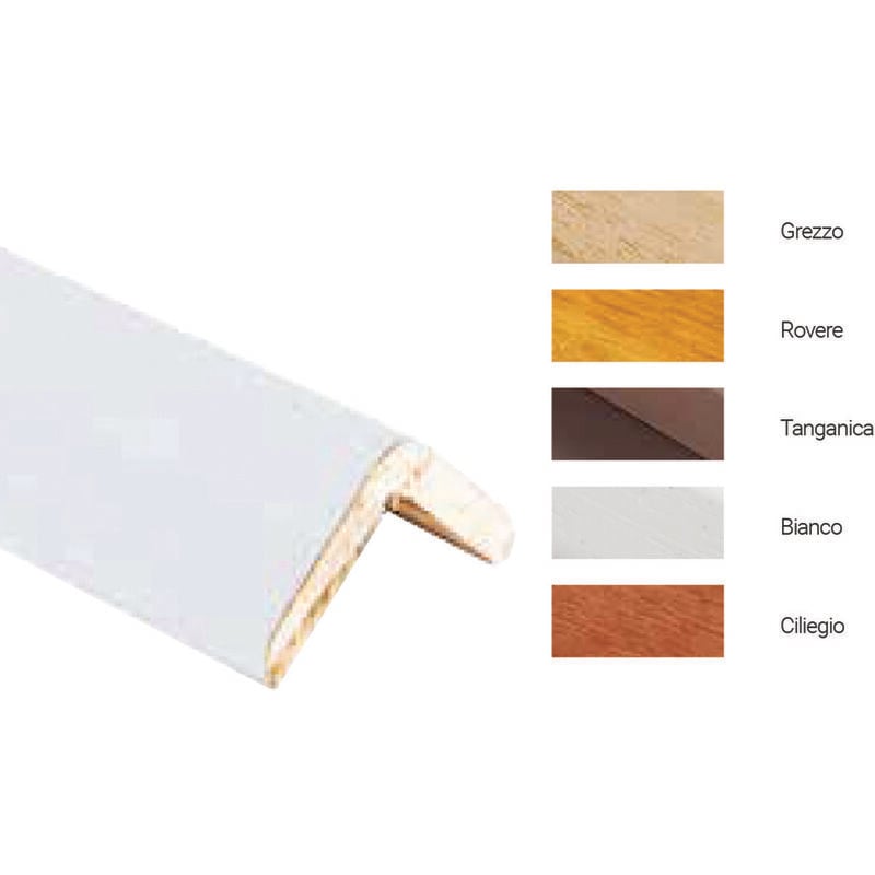 foto del prodotto paraspigolo liscio in legno di ayous mm.28x28x3000, rovere