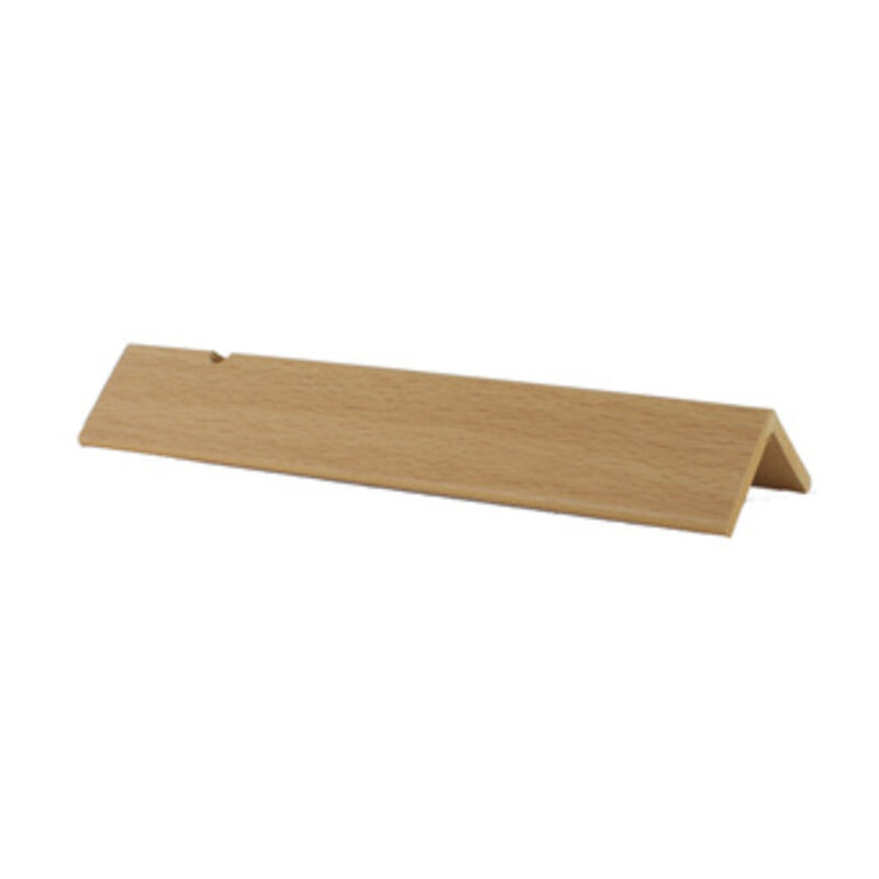 foto del prodotto paraspigolo mm 25x25 pvc espanso ml 3 faggio. prezzo per 1 pezzo.