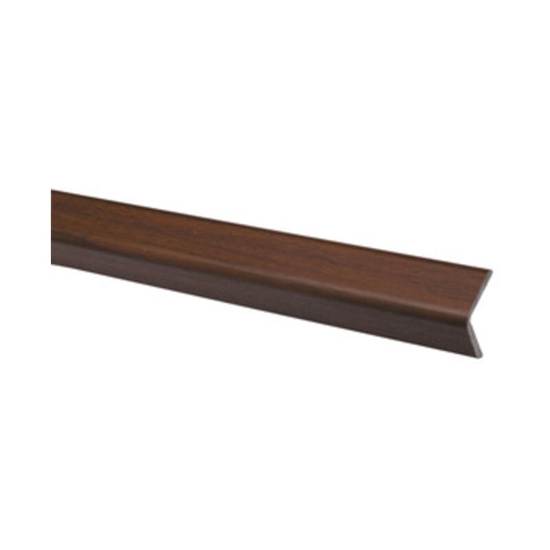 foto del prodotto paraspigolo polistirene liscio 30x30 h.290 noce sc. prezzo per 1 pezzo.