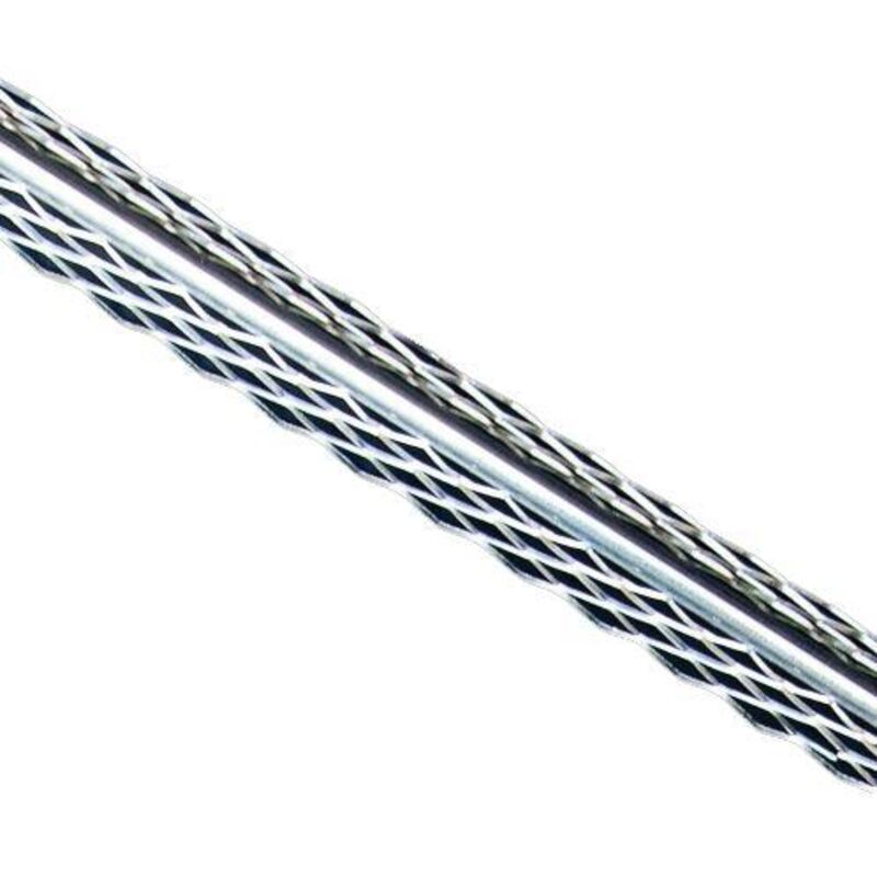 foto del prodotto paraspigolo retinato alluminio 2,80mt 5maglie