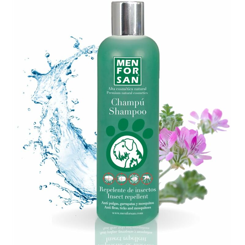 foto del prodotto parassiti shampoo menforsan repellente con dog citronela 1l