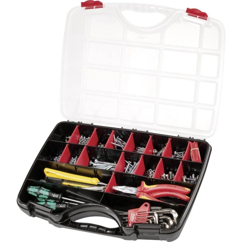 foto del prodotto parat profi line organize s valigetta per minuteria l x a x p 390 x 290 x 60 mm scomparti 26 contenuto 1 pz.