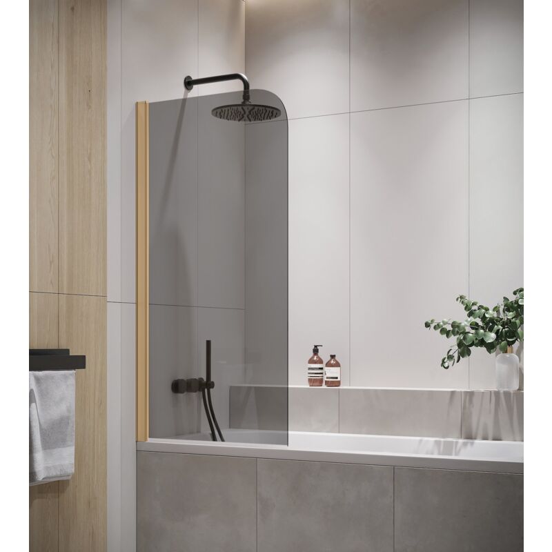foto del prodotto parate vasca da bagno torino 60 x 140 cm oro colorato con rivestimento nano