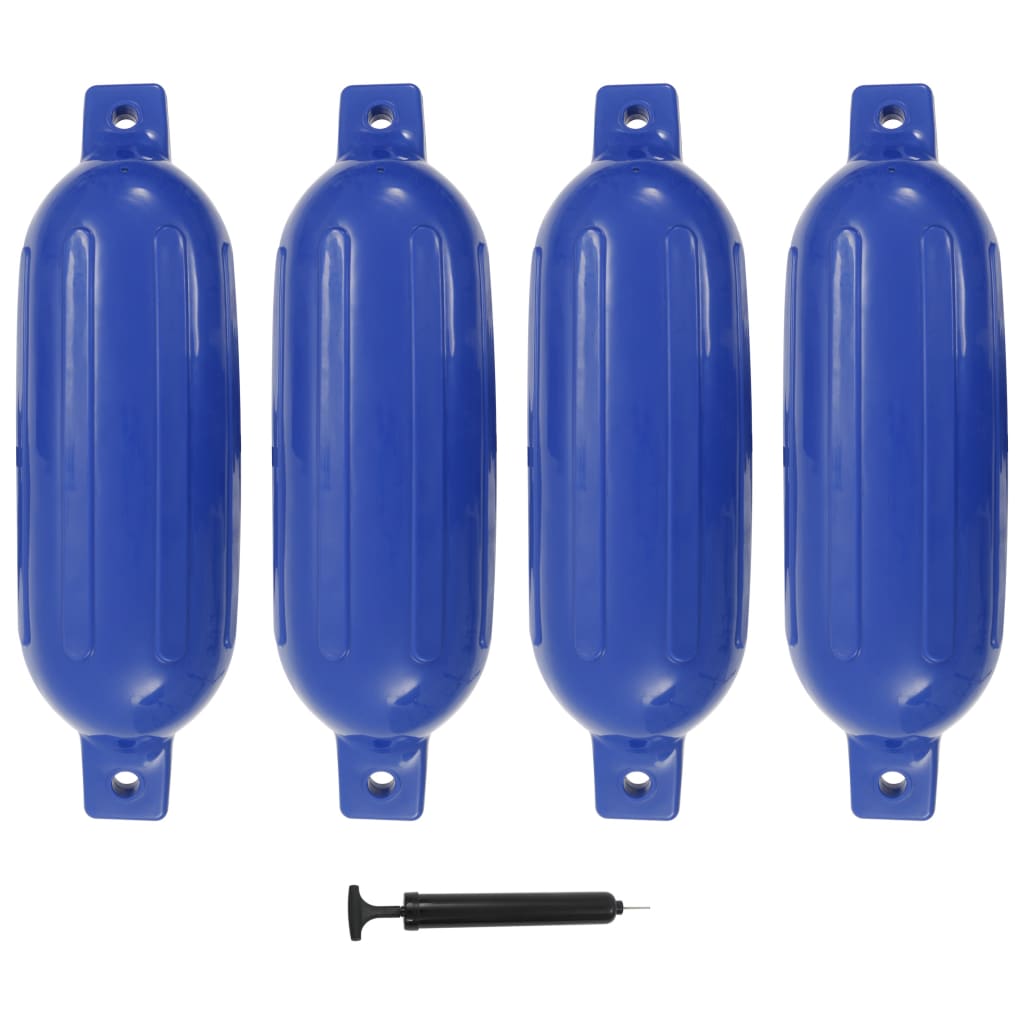 foto del prodotto paraurti per gommone 4 pz blu 58,5x16,5 cm in pvc cod mxl 77541