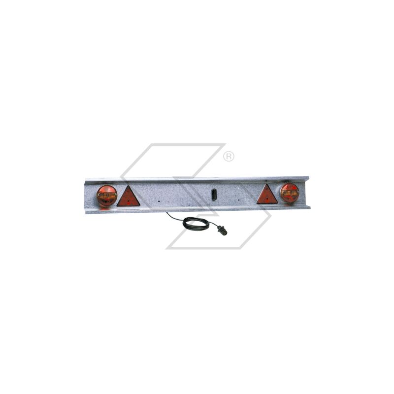 foto del prodotto paraurti posteriore 1800 mm con corredo e cablaggio newgardenstore per trattore
