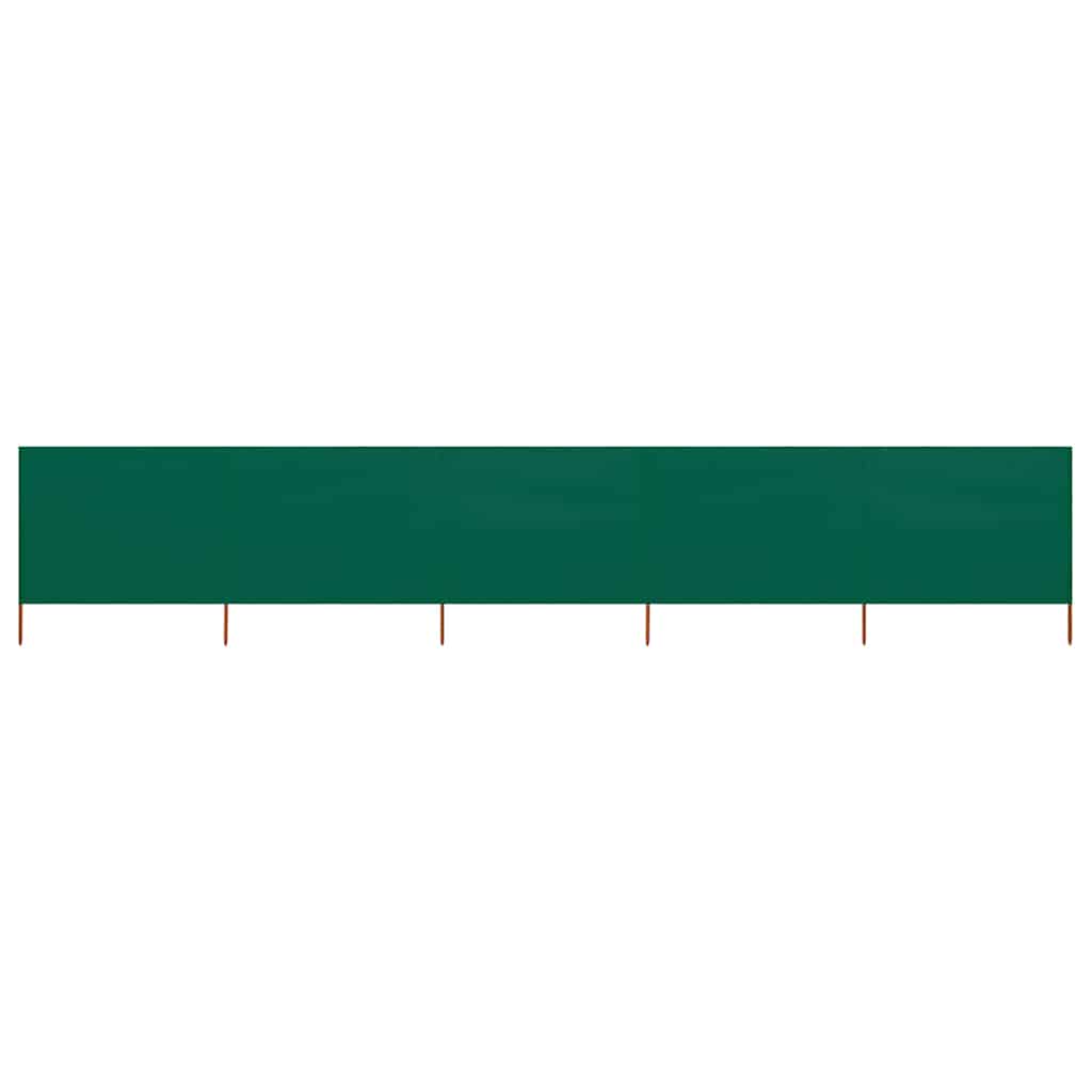 foto del prodotto paravento a 5 pannelli in tessuto 600x120 cm verde cod mxl 17239