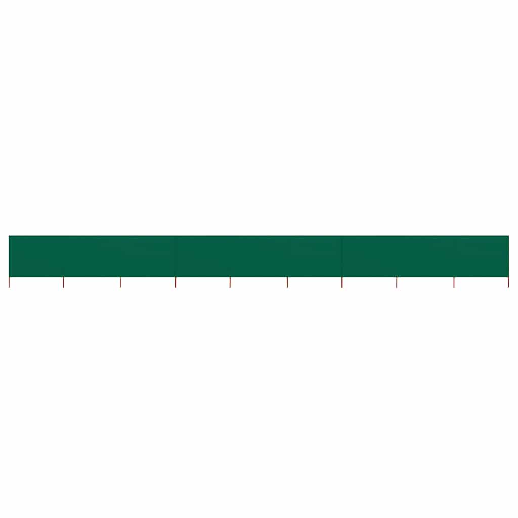 foto del prodotto paravento a 9 pannelli in tessuto 1200x160 cm verde cod mxl 54601