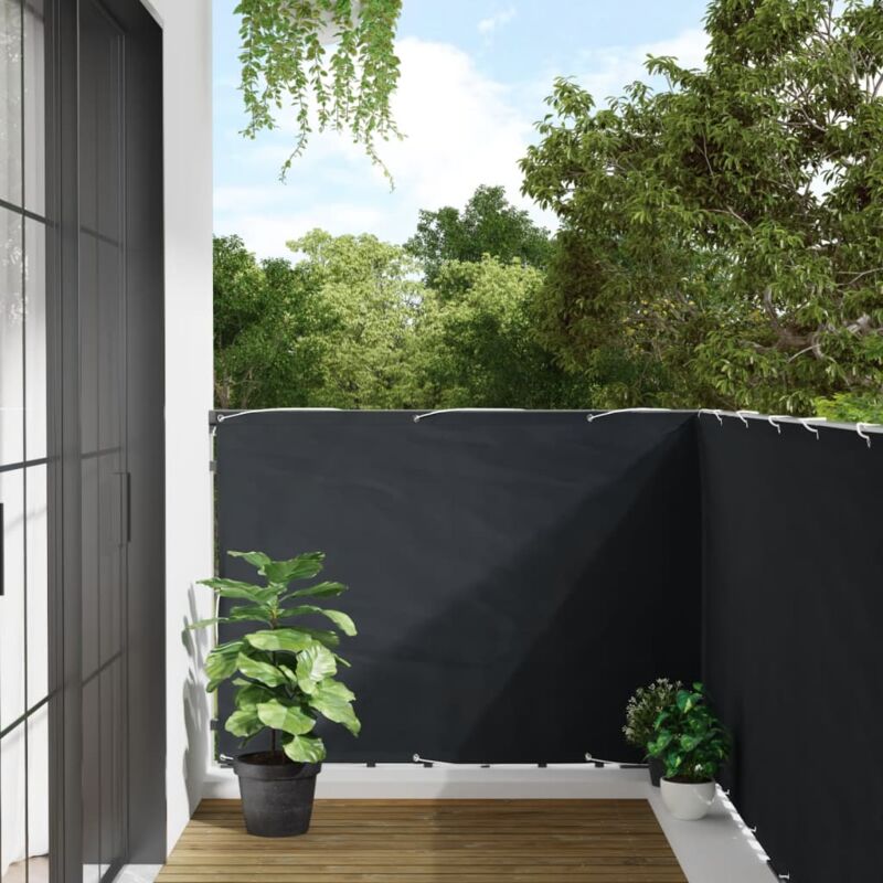 foto del prodotto paravento balcone antracite 120x600 cm tessuto oxford vidaxl