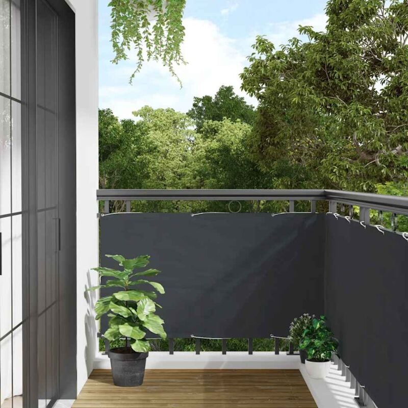foto del prodotto paravento da balcone antracite 500x90 cm in pvc vidaxl