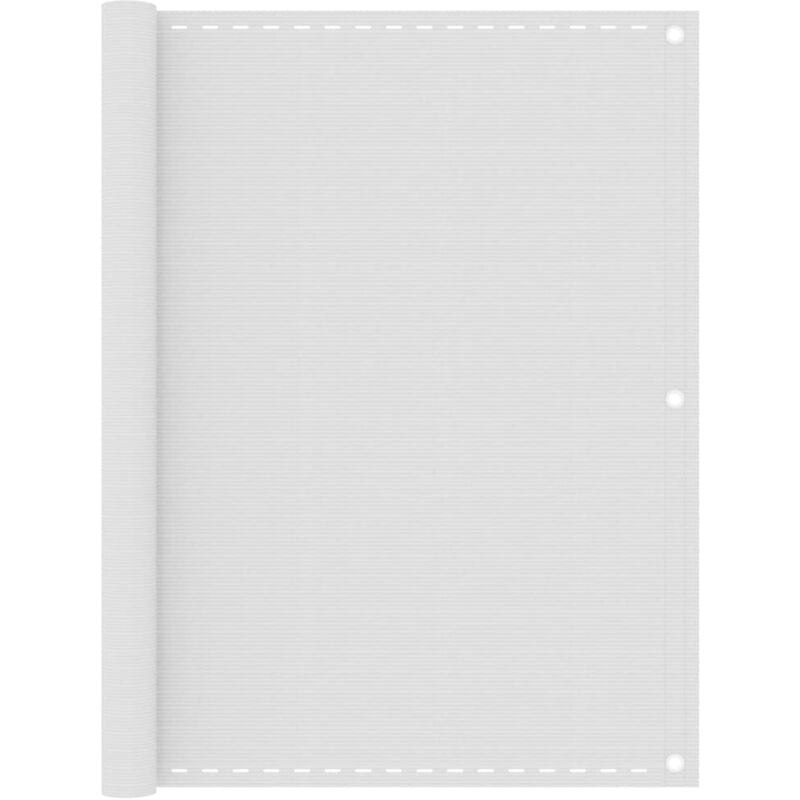 foto del prodotto paravento da balcone bianco 120x400 cm in hdpe - vidaxl