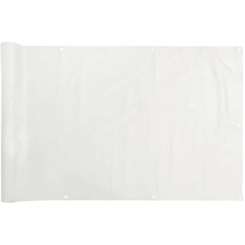 foto del prodotto paravento da balcone bianco 700x75 cm in pvc vidaxl