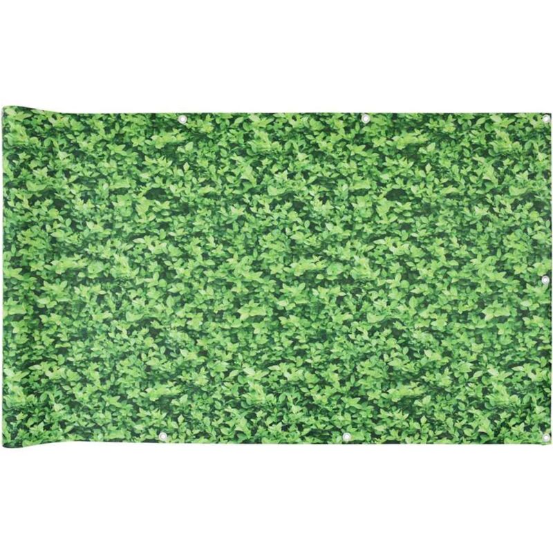 foto del prodotto paravento da balcone con aspetto pianta verde 300x90 cm pvc vidaxl