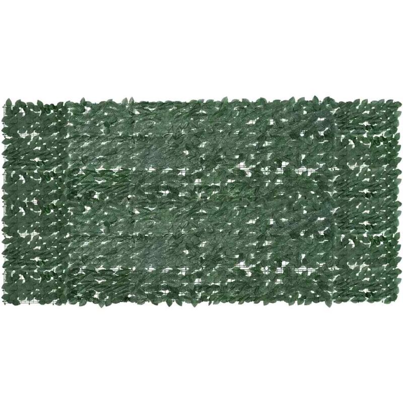 foto del prodotto paravento da balcone con foglie verde scuro 300x150 cm cod mxl 63993