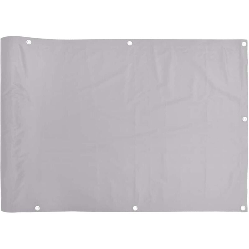 foto del prodotto paravento da balcone grigio 700x75 cm in pvc vidaxl