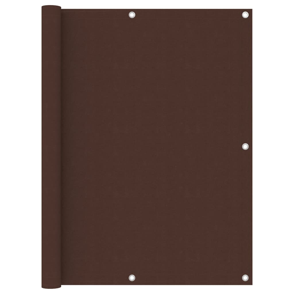 foto del prodotto paravento da balcone marrone 120x600 cm in tessuto oxford
