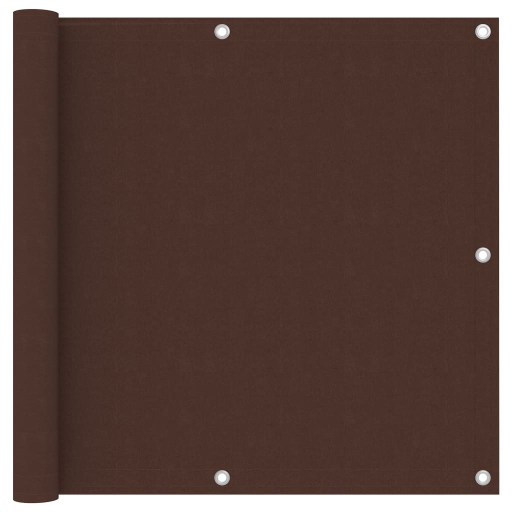 foto del prodotto paravento da balcone marrone 90x600 cm in tessuto oxford cod mxl 6498