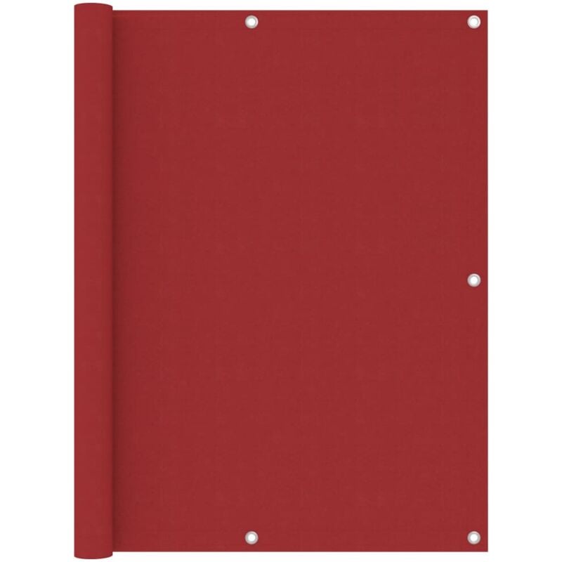 foto del prodotto paravento da balcone rosso 120x300 cm in tessuto oxford vidaxl