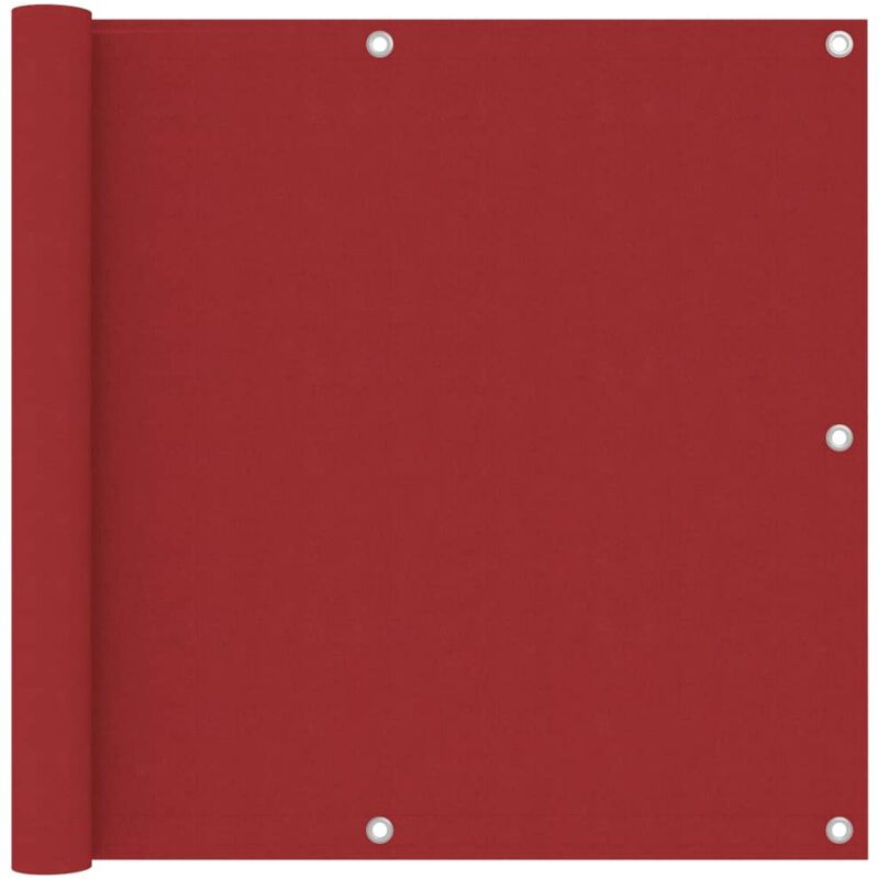 foto del prodotto paravento da balcone rosso 90x300 cm in tessuto oxford vidaxl