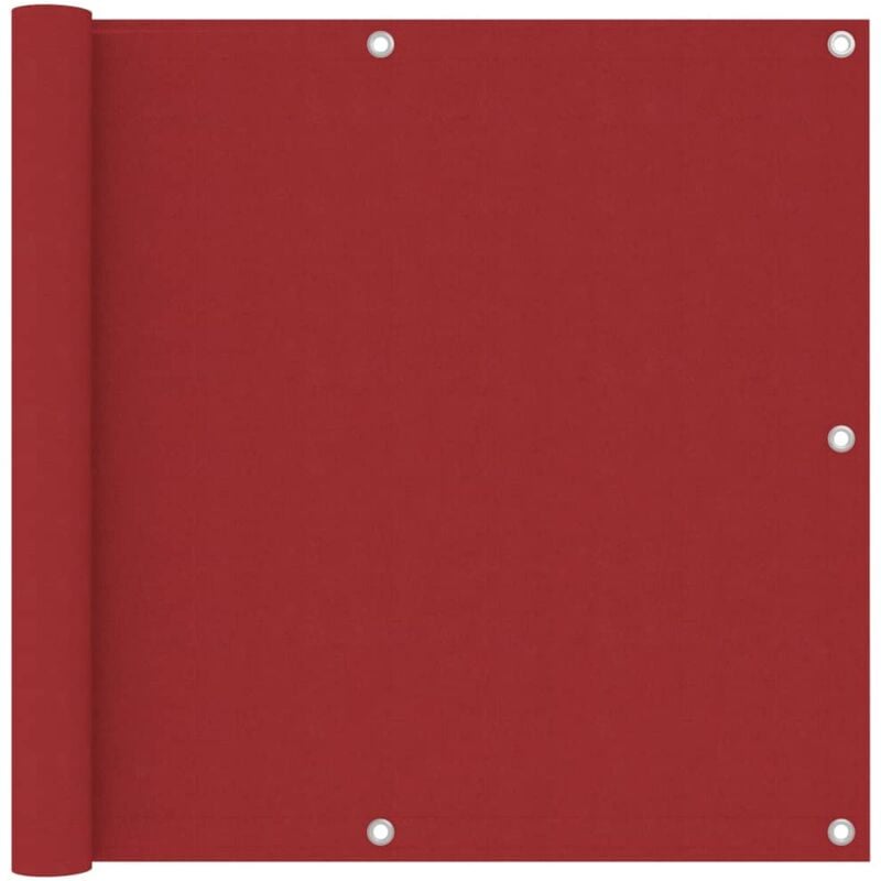 foto del prodotto paravento da balcone rosso 90x500 cm in tessuto oxford vidaxl