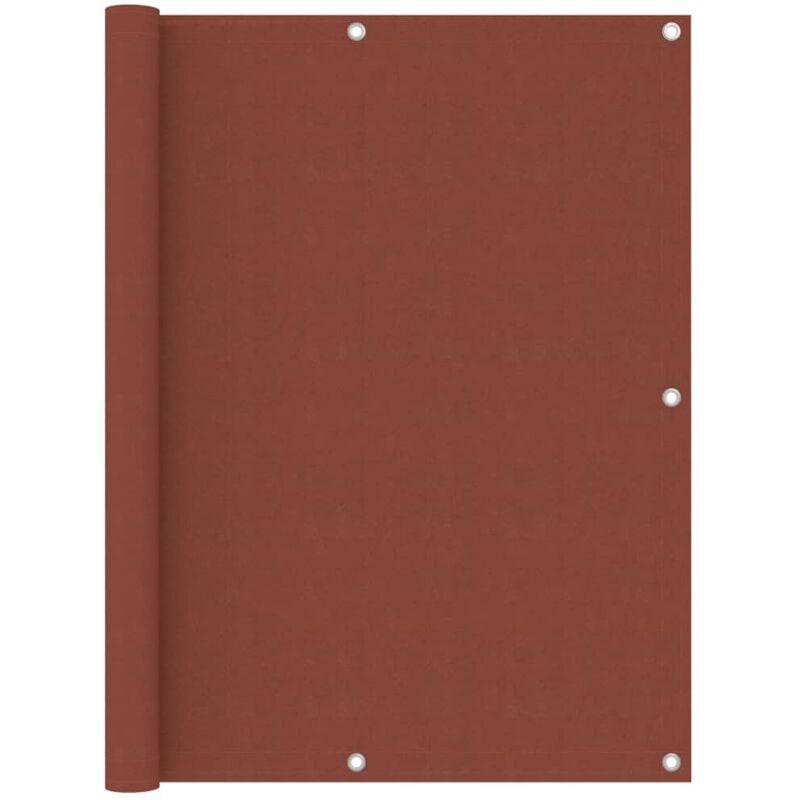 foto del prodotto paravento da balcone terracotta 120x300 cm tessuto oxford vidaxl