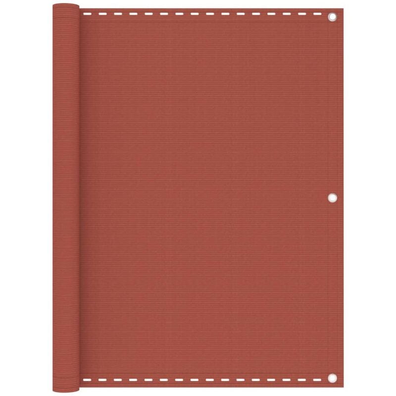 foto del prodotto paravento da balcone terracotta 120x600 cm in hdpe vidaxl