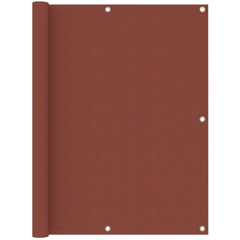 foto del prodotto paravento da balcone terracotta 120x600 cm tessuto oxford vidaxl