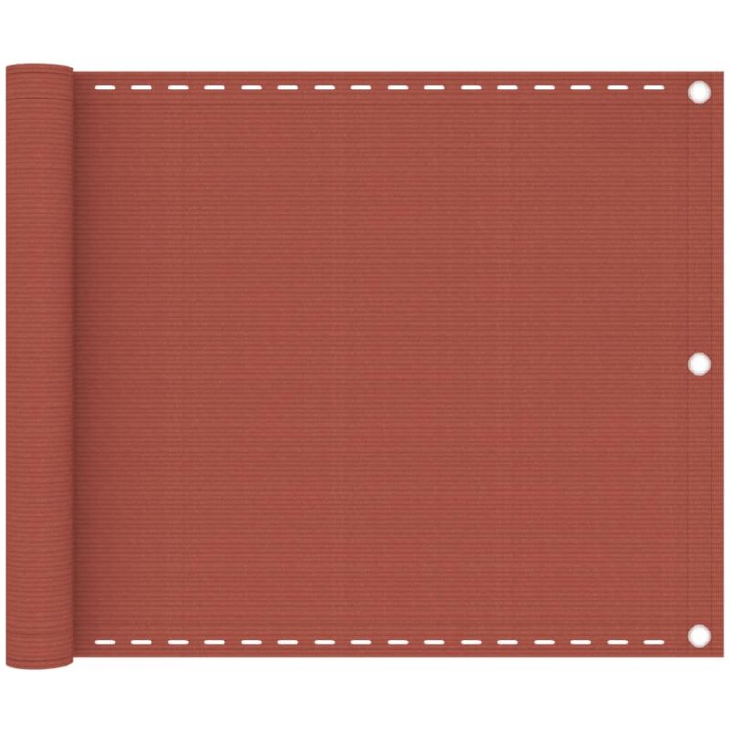 foto del prodotto paravento da balcone terracotta 75x300 cm in hdpe vidaxl