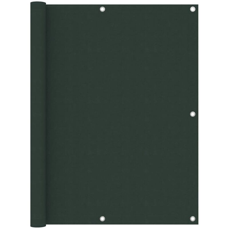 foto del prodotto paravento da balcone verde scuro 120x400 cm tessuto oxford